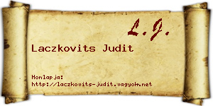 Laczkovits Judit névjegykártya